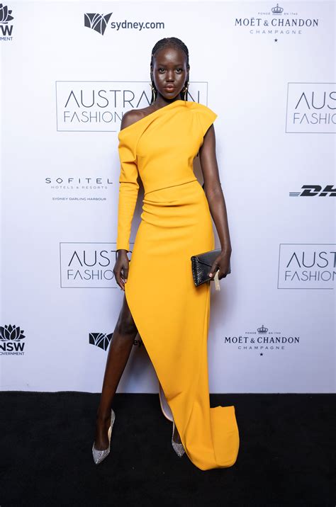 adut akech bior in gucci 2018|adut akech clothing.